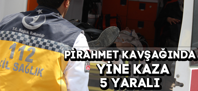 Gümüşhane’de Trafik Kazası:5 Yaralı