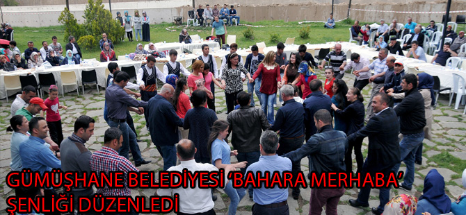 GÜMÜŞHANE BELEDİYESİ ‘BAHARA MERHABA’ ŞENLİĞİ DÜZENLEDİ