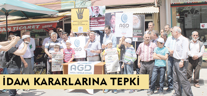 İDAM KARARLARINA TEPKİ