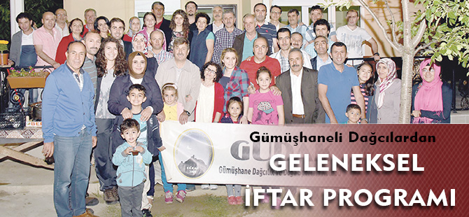 GÜMÜŞHANELİ DAĞCILARDAN GELENEKSEL İFTAR PROGRAMI