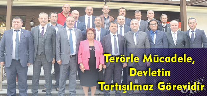 TERÖRLE MÜCADELE, DEVLETİN TARTIŞILMAZ GÖREVİDİR