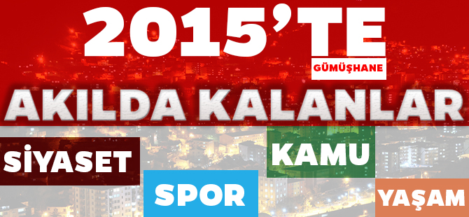 2015’DEN AKILDA KALANLAR