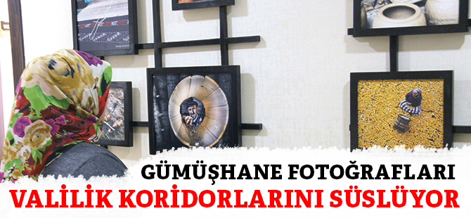 GÜMÜŞHANE FOTOĞRAFLARI VALİLİK KORİDORLARINI SÜSLÜYOR