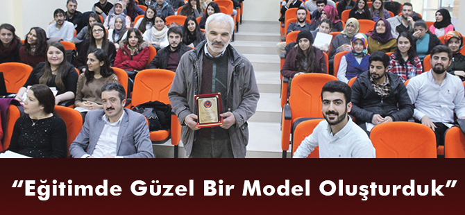 “Eğitimde Güzel Bir Model Oluşturduk”