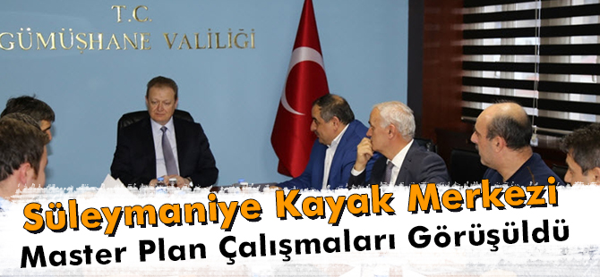 Süleymaniye Kayak Merkezi Master Plan Çalışmaları Görüşüldü