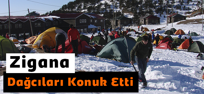 Zigana, Dağcıları Konuk Etti