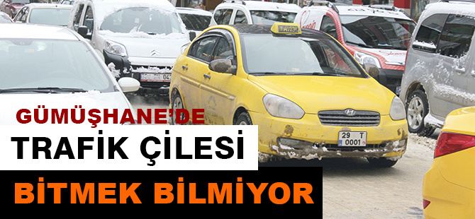 TRAFİK ÇİLESİ BİTMEK BİLMİYOR