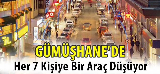 Her 7 Kişiye Bir Araç Düşüyor