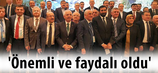 'Önemli ve faydalı oldu'