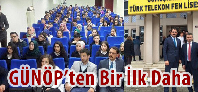 GÜNÖP’ten Bir İlk Daha