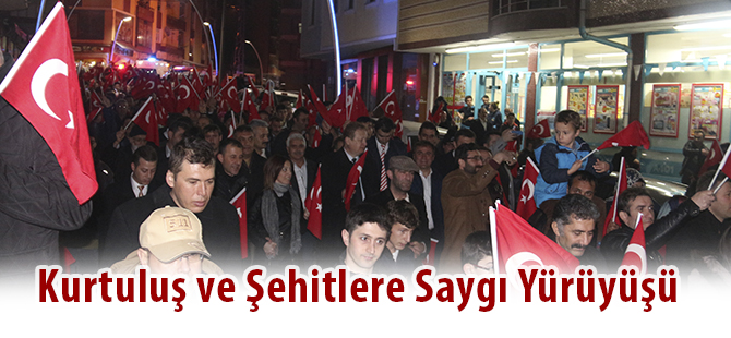 “Kurtuluş ve Şehitlere Saygı Yürüyüşü”