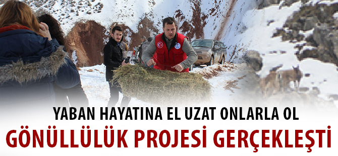 YABAN HAYATINA EL UZAT ONLARLA OL GÖNÜLLÜLÜK PROJESİ GERÇEKLEŞTİ