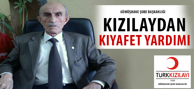 KIZILAY'DAN KIYAFET YARDIMI