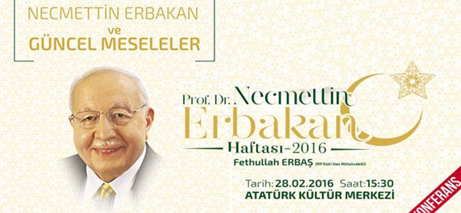 Erbakan Haftası Gümüşhane’de de kutlanacak