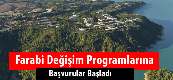 Farabi Değişim Programlarına Başvurular Başladı