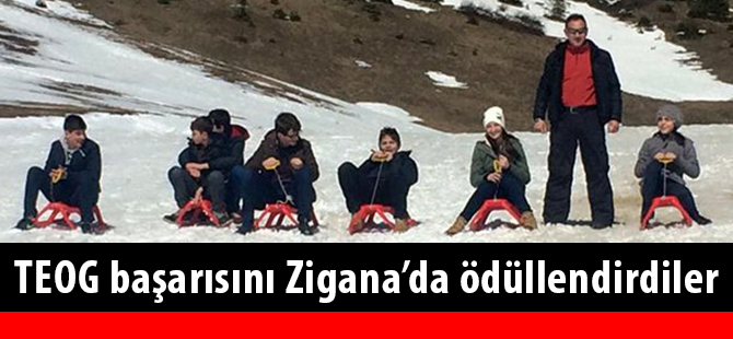 TEOG başarısını Zigana’da ödüllendirdiler