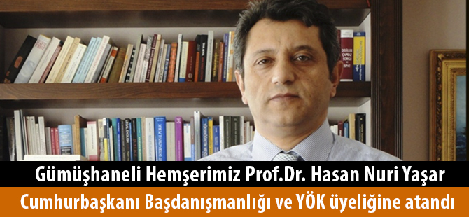 Prof.Dr.Yaşar’a iki görev birden