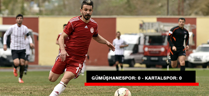 GÜMÜŞHANESPOR: 0 - KARTALSPOR: 0