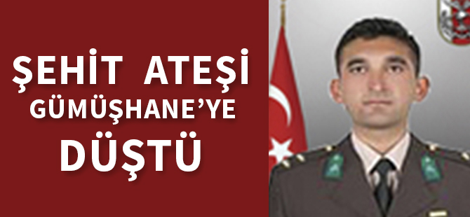 GÜMÜŞHANE'YE ACI HABER