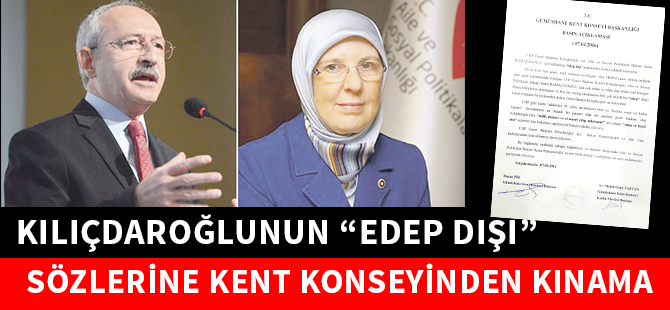 KILIÇDAROĞLUNUN “EDEP DIŞI” SÖZLERİNE GÜMÜŞHANE KENT KONSEYİNDEN  KINAMA