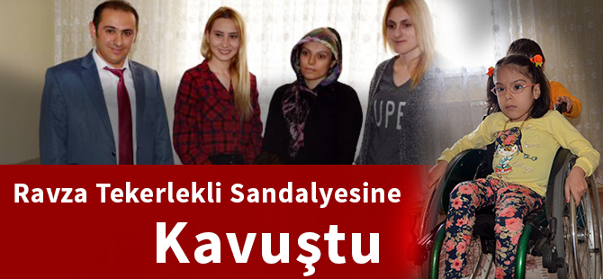 Ravza tekerlekli sandalyesine kavuştu