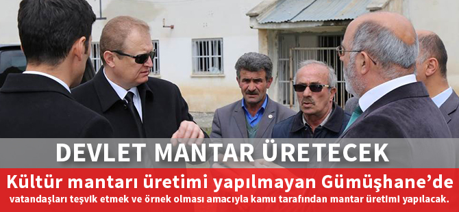 DEVLET MANTAR ÜRETECEK