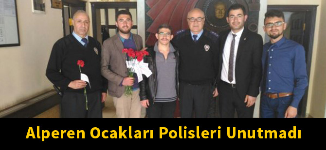 Alperen Ocakları polisleri unutmadı