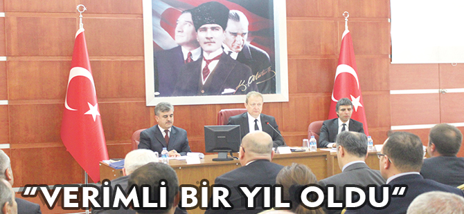 “VERİMLİ BİR YIL OLDU”