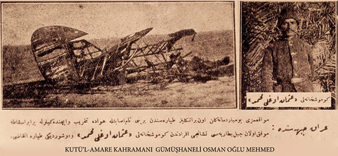 Kutü'l-Amare Kahramanımız Gümüşhaneli Osman oğlu Mehmed