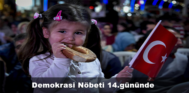 Demokrasi Nöbeti 14.gününde