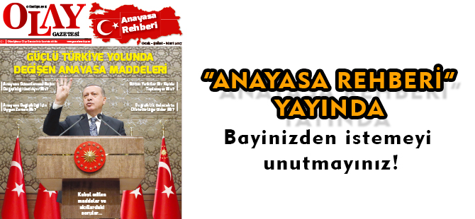 ANAYASA REHBERİ YAYINDA