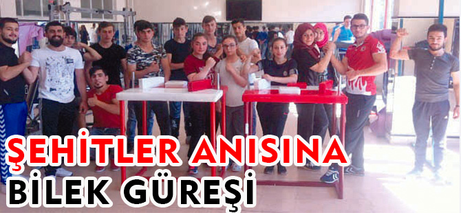 ŞEHİTLER ANISINA BİLEK GÜREŞİ