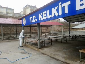 Kelkit’te Dezenfekte Çalışmaları Yapılıyor