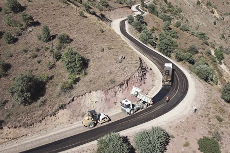 KROM ANTİK KENTİNE ULAŞIMI SAĞLAYAN YOL ASFALTLANDI