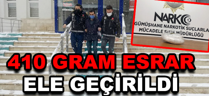 410 GRAM ESRAR ELE GEÇİRİLDİ