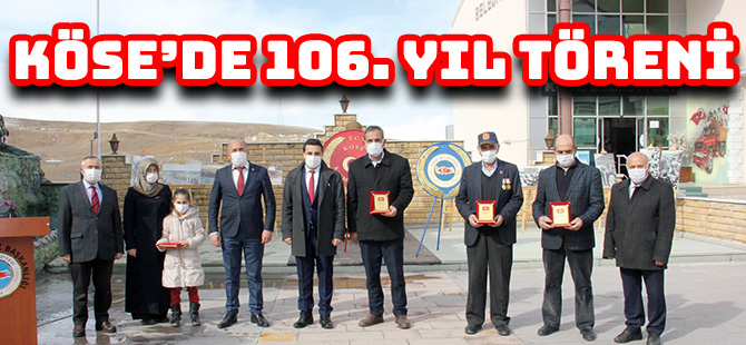 KÖSE’DE 106. YIL TÖRENİ