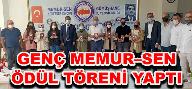 GENÇ MEMUR–SEN ÖDÜL TÖRENİ YAPTI