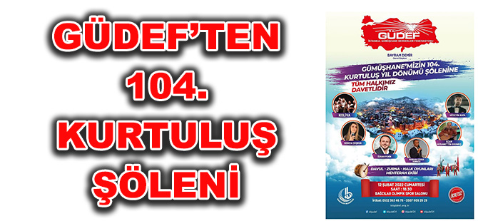 GÜDEF’TEN 104. KURTULUŞ ŞÖLENİ