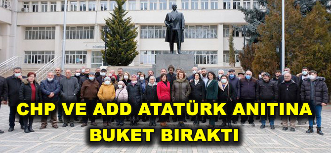 CHP VE ADD ATATÜRK ANITINA BUKET BIRAKTI