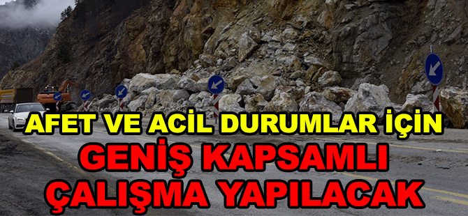 İçişleri Bakanlığı, sel, taşkın, heyelan, kaya düşmesi ve çığ olaylarına hazırlık ve önlemler konusunda 81 il valiliğine genelge gönderdi.  AFET VE ACİL DURUMLAR İÇİN  GENİŞ KAPSAMLI ÇALIŞMA YAPILACAK