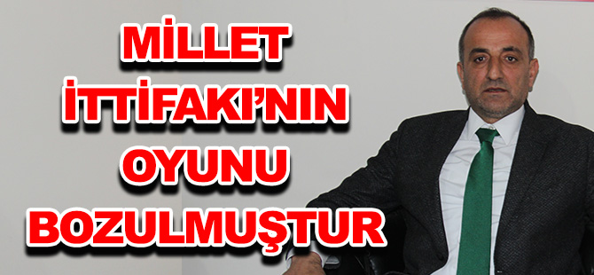 Milliyetçi Hareket Partisi  MYK Üyesi Musa Küçük Gazetemize Önemli Açıklamalarda Bulundu  MİLLET İTTİFAKI’NIN OYUNU BOZULMUŞTUR