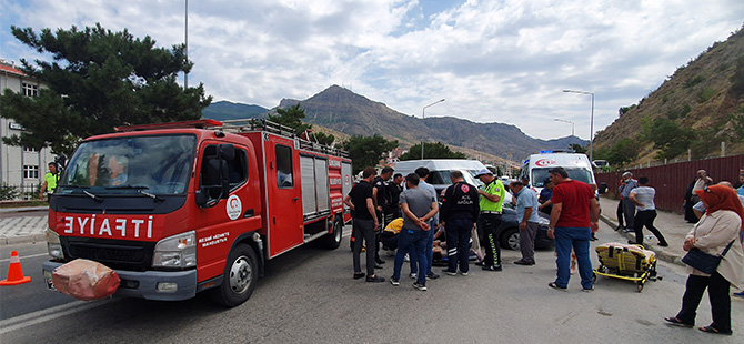 GÜMÜŞHANE’DE TRAFIK KAZASI: 2 YARALI