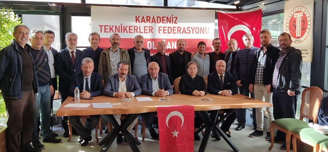 KARADENİZ TEKNİKERLER FEDERASYONU İLK GENEL KURULU GERÇEKLEŞTİ