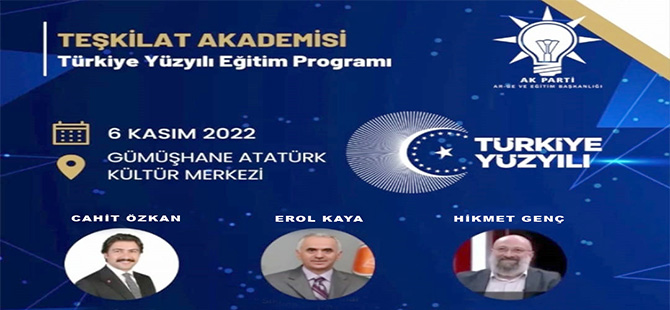 AK PARTİ AKADEMİSİ PROGRAMLARI BAŞLADI