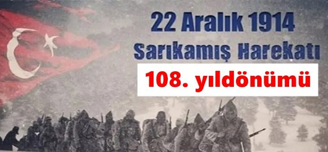 SARIKAMIŞ’TA BİR GÜMÜŞHANELİ ŞEHİT PİROĞLU AHMET