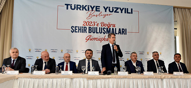 AK PARTİ’NİN GÜMÜŞHANE ŞEHİR BULUŞMALARI PROGRAMI YOĞUN KATILIMLA YAPILDI