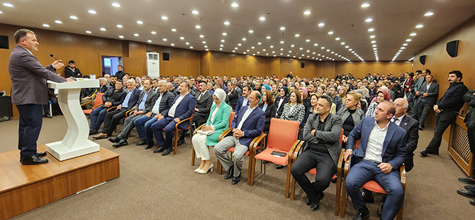 SENDİKA TEMSİLCİLERİNDEN BAŞKAN ÇİMEN’E TEŞEKKÜR