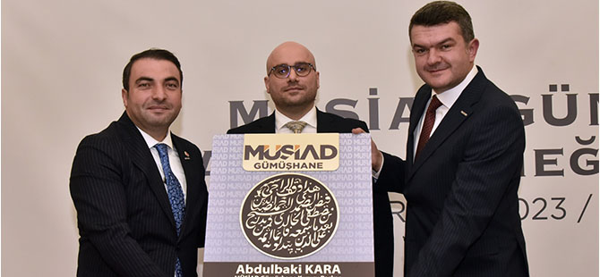 MÜSİAD GÜMÜŞHANE’DE BAYRAK DEĞİŞİMİ