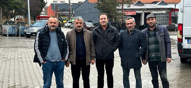 SANAYİ ESNAFINDAN BAŞKAN ÇİMEN’E TEŞEKKÜR