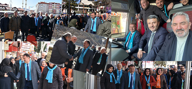 BAŞKAN ÇİMEN’E YOĞUN İLGİ ARTARAK DEVAM EDİYOR